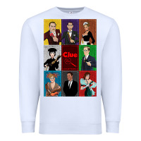 White Clue Movie Premium Sweatshirt - minhPixels