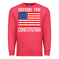 Cardinal Defend the Constitution US Political Protest Tee Premium Sweatshirt - minhPixels