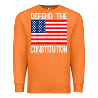 Carrot Defend the Constitution US Political Protest Tee Premium Sweatshirt - minhPixels