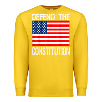 Lemon Defend the Constitution US Political Protest Tee Premium Sweatshirt - minhPixels