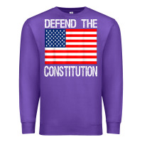 Defend The Constitution Us Political Protest Tee Premium Sweatshirt | Teevron