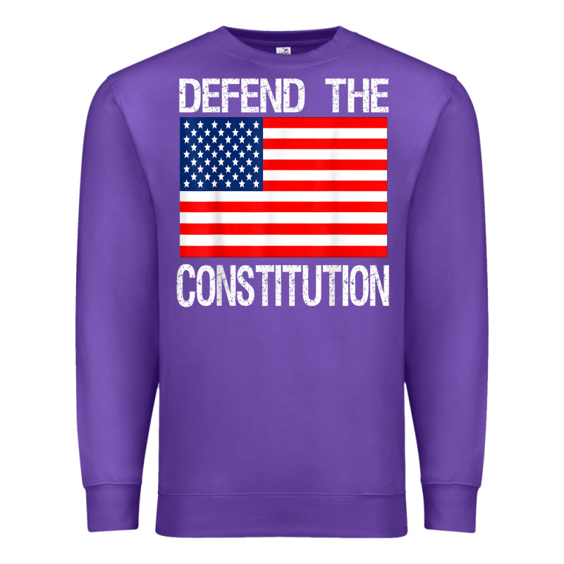 Defend The Constitution Us Political Protest Tee Premium Sweatshirt by minhPixels | Teevron