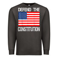 Smoke Defend the Constitution US Political Protest Tee Premium Sweatshirt - minhPixels