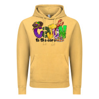 Vintage Mustard cajun to the core mardi gras Vintage Hoodie - CowGirlArtShop