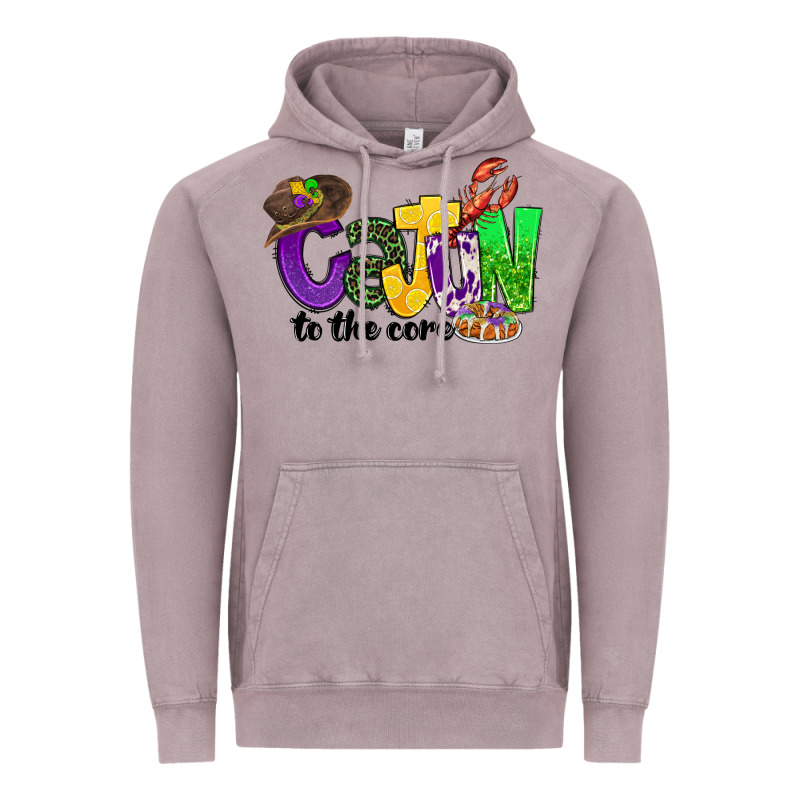 Cajun To The Core Mardi Gras Vintage Hoodie by CowGirlArtShop | Teevron