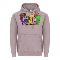 Vintage Zinc cajun to the core mardi gras Vintage Hoodie - CowGirlArtShop