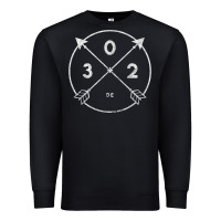 Black Delaware Area Code 302 State Pride Souvenir Gift Arrow Premium Sweatshirt - minhPixels