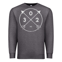 Charcoal Heather Delaware Area Code 302 State Pride Souvenir Gift Arrow Premium Sweatshirt - minhPixels