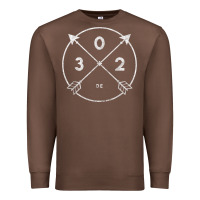 Chestnut Delaware Area Code 302 State Pride Souvenir Gift Arrow Premium Sweatshirt - minhPixels