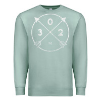 Seafoam Delaware Area Code 302 State Pride Souvenir Gift Arrow Premium Sweatshirt - minhPixels
