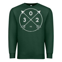 Sports Green Delaware Area Code 302 State Pride Souvenir Gift Arrow Premium Sweatshirt - minhPixels