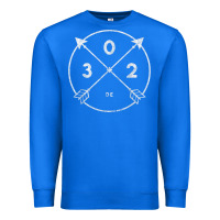 True Royal Delaware Area Code 302 State Pride Souvenir Gift Arrow Premium Sweatshirt - minhPixels