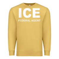 Antique Gold ICE Federal Agent Halloween Costume Police Immigration Shirt Premium Sweatshirt - minhPixels