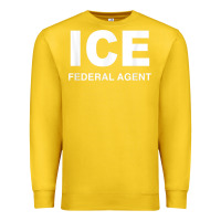 Lemon ICE Federal Agent Halloween Costume Police Immigration Shirt Premium Sweatshirt - minhPixels