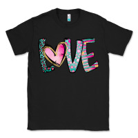 Black Valentine Love Classic Tee - CowhideDigitalArt