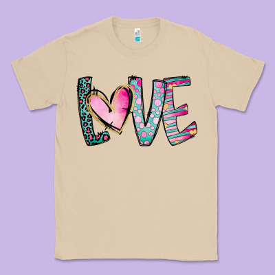 Valentine Love Classic Tee Designed By Cowhidedigitalart