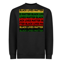Black black lives matter seamless pattern Heavyweight Sweatshirt - BundleAndBundleShop