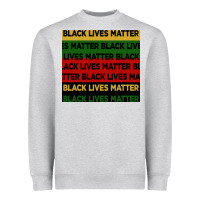 Heather Grey black lives matter seamless pattern Heavyweight Sweatshirt - BundleAndBundleShop