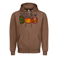 Chestnut boo halloween Zipper Hoodie - CowhideDigitalArt