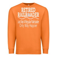 Carrot Mens Railroad Retirement Gifts For Men Premium Sweatshirt - minhPixels