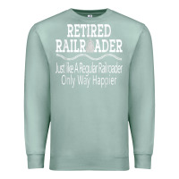 Seafoam Mens Railroad Retirement Gifts For Men Premium Sweatshirt - minhPixels