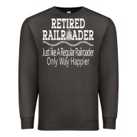 Smoke Mens Railroad Retirement Gifts For Men Premium Sweatshirt - minhPixels