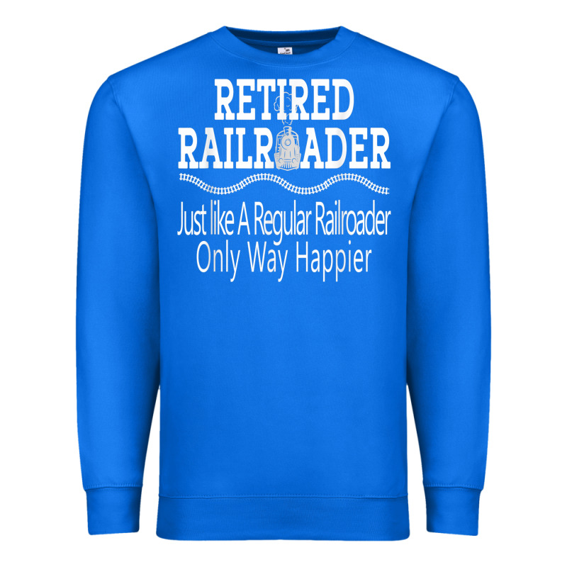 Mens Railroad Retirement Gifts For Men Premium Sweatshirt by minhPixels | Teevron