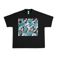 Black teal glitter and cowhide Urban Heavy Tee - TumblerDesignByShophia