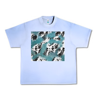 Grape Ice teal glitter and cowhide Urban Heavy Tee - TumblerDesignByShophia