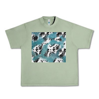 Oil Green teal glitter and cowhide Urban Heavy Tee - TumblerDesignByShophia