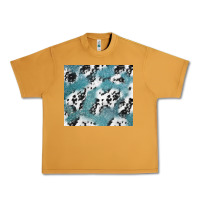 Peanut Butter teal glitter and cowhide Urban Heavy Tee - TumblerDesignByShophia