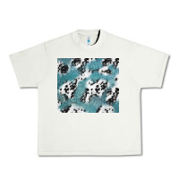 Pistachio teal glitter and cowhide Urban Heavy Tee - TumblerDesignByShophia