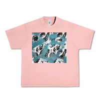 Salmon teal glitter and cowhide Urban Heavy Tee - TumblerDesignByShophia