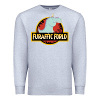 Heather Grey Furaffic Forld Premium Sweatshirt - minhPixels
