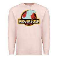 Pale Pink Furaffic Forld Premium Sweatshirt - minhPixels