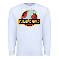 White Furaffic Forld Premium Sweatshirt - minhPixels