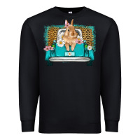 Black easter bunny truck Premium Sweatshirt - Artiststas