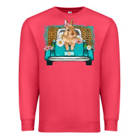 Cardinal easter bunny truck Premium Sweatshirt - Artiststas