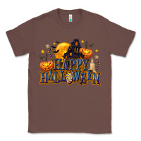 Chestnut Happy Halloween Classic Tee - texasbilliewilder