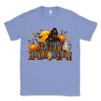 Colony Blue Happy Halloween Classic Tee - texasbilliewilder