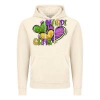 Vintage Artic mardi gras heart Vintage Hoodie - CowGirlArtShop