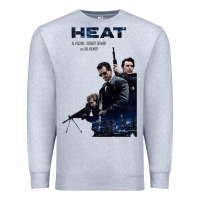 Heather Grey heat movie heat movie heat movie heat movie heat movie heat movie heat Premium Sweatshirt - minhPixels