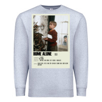 Heather Grey Home Alone Alternative Poster Art Movie Large (1) Classic . Premium Sweatshirt - minhPixels
