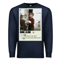 Navy Home Alone Alternative Poster Art Movie Large (1) Classic . Premium Sweatshirt - minhPixels