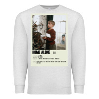 Oatmeal Heather Home Alone Alternative Poster Art Movie Large (1) Classic . Premium Sweatshirt - minhPixels