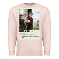 Pale Pink Home Alone Alternative Poster Art Movie Large (1) Classic . Premium Sweatshirt - minhPixels