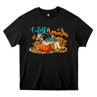 Black Fall Cutest Pumpkin In The Patch Heavy Core Tee - LillyAllenDesigns