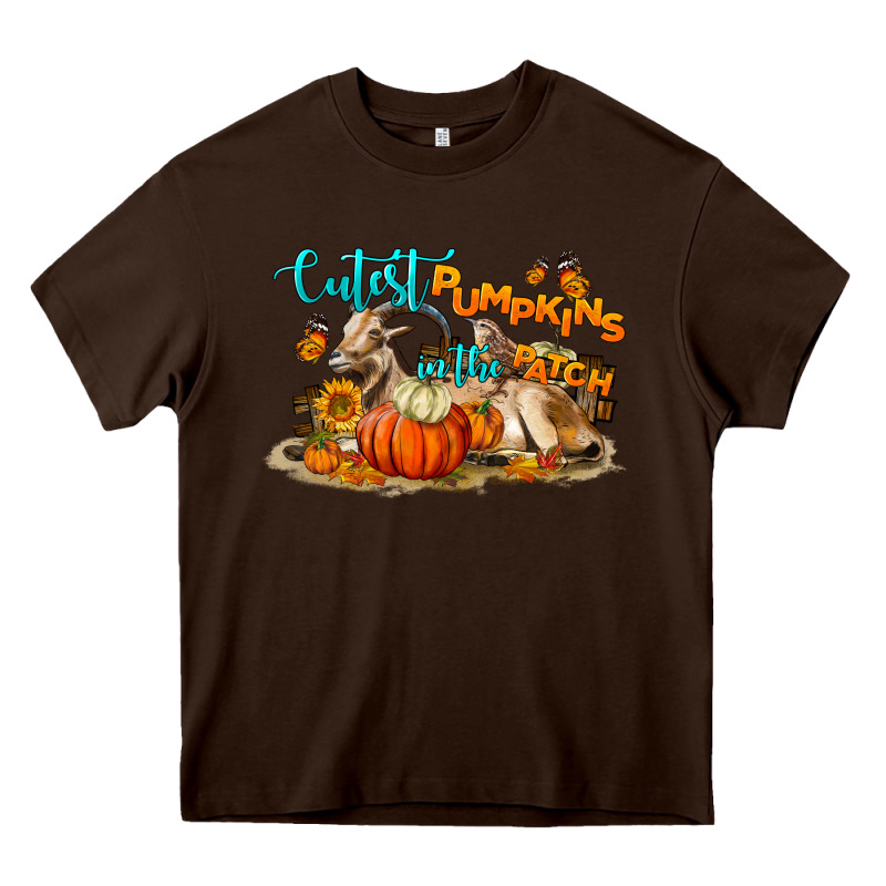 Fall Cutest Pumpkin In The Patch Heavy Core Tee by LillyAllenDesigns | Teevron