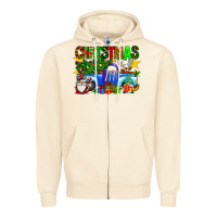 Sandshell christmas truck Zipper Hoodie - SublimationCraftShop