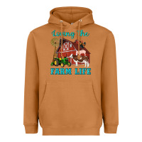 Meerkat western loving the farm life barn cow pig rooster tractor wind wheel Heavyweight Hoodie - Artiststas